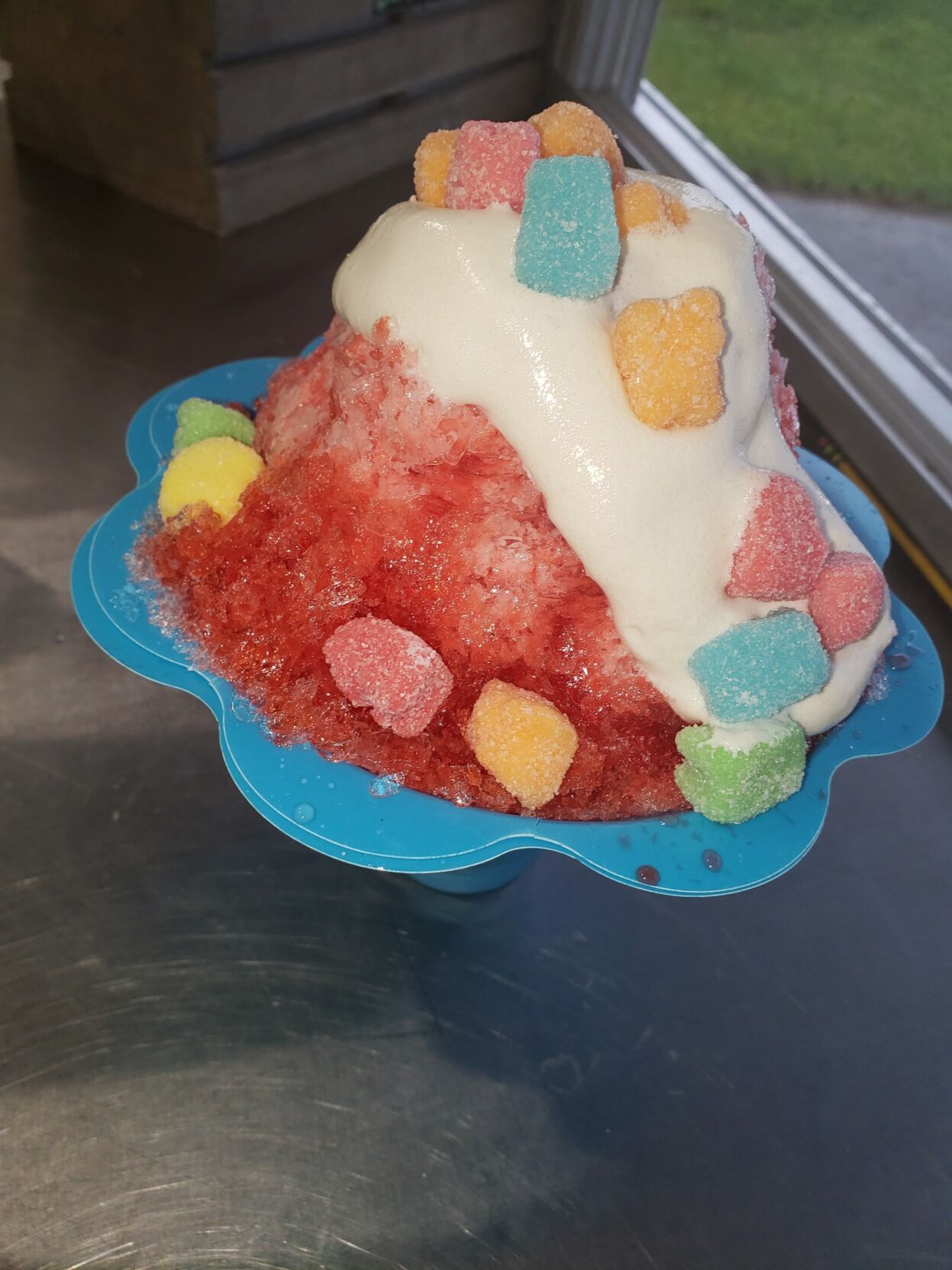 Dope Soul Catering & Food Truck: Tiger's Blood Marshmallow Gummy Volcano